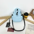 Lightweight casual blue crossbody bag, stylish mini shoulder bag for daily and sport. - Blue