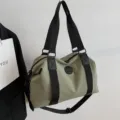 Waterproof Travel Duffel Bag Large Capacity Gym Sports Shoulder Luggage Bag for Men Women - Green