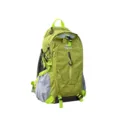 Hellgrüner Outdoor-Wanderrucksack, multifunktionaler Reiserucksack mit seitlichen Netztaschen. - Fluoreszierendes Grün