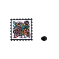 Sternzeichen Hahn Briefmarken Emaillernadel, Chinesischer Stil Brosche Abzeichen Schmuck. - Sternzeichen Hahn