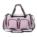 Borsa da palestra sportiva rosa di grande capacità con tracolla regolabile per viaggi e fitness - rosa ciliegia