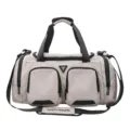 Hombre Gran Capacidad Viaje Duffle Bag Gris Fitness Gym Bolsa De Deporte Multifuncional - Caqui