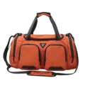 Bolsa de viaje grande para hombre deportiva impermeable de fitness con correa hombro. - Rojo cálido
