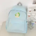 Light blue cute small backpack, Japanese ins style casual school daypack for girls. - Blue Large