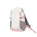 Leichter Outdoor Wanderrucksack mit Fächern, praktischer Reiserucksack in Rosa und Weiß. - Rosa