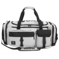 Hellgraue Reisetasche mit großer Kapazität, mehreren Fächern, stylische Sport- und Fitnesstasche. - Grau