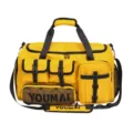 Yellow Large Capacity Travel Duffel Bag with Multi-Pockets Sports Training Gym Bag - Yellow