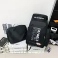 Großes schwarzes Ski-Rucksack und Aufbewahrungstasche Set für Outdoor-Sport Reisen. - Schwarz