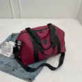Bolsa de viaje burdeos, gran bolsa deportiva impermeable de gran capacidad variante - Burdeos