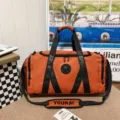 Grote reistas voor heren en dames, waterdichte sport fitness tas met grote capaciteit. - Oranjerood