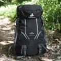 45L Waterproof Hiking Camping Backpack Large Capacity Outdoor Mountaineering Rucksack for Travel - Black