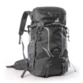 Outdoor professional hiking backpack, 45L large capacity, lightweight and comfortable travel bag. - Gray