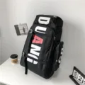 Herren große Kapazität Reise Rucksack schwarz Sport Fitness Tasche für Kurztrip Outdoor Reisen - Schwarz