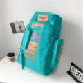 Großer grüner Reise-Rucksack für Damen und Herren, geräumige Sport- und Fitness-Tasche. - Blaugrün