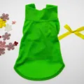 Gilet per cani domestici verde traspirante T-shirt estiva sottile vestiti per piccoli - Taglia S / Verde