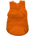 Gilet traspirante arancione per cani maglietta estiva animale senza maniche cucciolo - Taglia S / Arancione