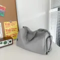 Gray travel duffel bag large capacity gym sports bag for women men outdoor workout yoga bag - Gray