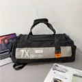 Große Kapazität Reisetasche wasserdicht multifunktional Fitness Sport Rucksack für Damen Herren - Orange