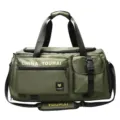 Grote militaire groene reistas, outdoor sport fitness tas met meerdere handige zakken. - Legergroen