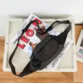 Borsa da petto tattica nera per uomo e donna, marsupio funzionale ed elegante e comodo. - Nero