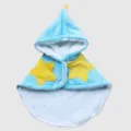 Carino mantello per animali blu stelle gialle caldo inverno cucciolo gatto felpa vestiti - Taglia S / Blu lago
