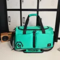Groene Sporttas Waterdichte Reistas Grote Capaciteit Fitness Gym Duffel Bag Pro - Groenachtig