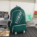Große Kapazität grüner Rucksack Freizeit Schultasche für Studenten langlebiger Alltag Pendeln - Grün + Knoten