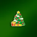 Weihnachtsbaum Emaillierte Brosche mit Geschenken, süße Legierung Anstecknadel für Winter. - Weihnachtsbaum Stil (CZ0477-1)