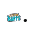 Spilla Smalto Just Be Happy Lega Slogan Carino Preventivo Decorativo Distintivo Emblema - Stile del Testo 4 (JUST BE HAPPY)