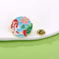 Spilla smaltata carpa koi stile cinese loto simpatica spilla in lega per abbigliamento zaino - Stile Pesce Koi Fortunato (CZ0611-5)