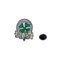 San Patrizio quadrifoglio ferro di cavallo spilla in smalto verde fortunato variante - Stile Ferro di Cavallo / CZ0804-2