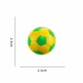 Cute cartoon football brooch metal sports badge for kids clothing decoration size 2.5cm - Yellow Green Football (CZ3435-6) / 2.5cm