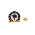 Broche émaillée en métal pour remise de diplôme, motif chapeau, cadeau promotion 2024. - Style Class Of 2024 (CZ0833-3)