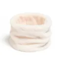 Scaldacollo invernale in morbido peluche per uomo e donna, sciarpa spessa in pile caldo. - Beige