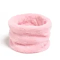 Scaldacollo invernale in peluche rosa per uomo e donna, comoda sciarpa antivento in pile - Rosa