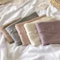 Soft pastel solid color ribbed thermal leggings variant display for winter daily wear. - Black