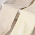 Cómodo medias de invierno cálidas forradas de polar grueso panty para mujeres beige - Talla única / Rayado Fino 500D / Blanco Roto