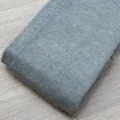 Graue gerippte Strumpfhose Variante, weiche Strickstruktur, bequeme Herbst Winter Damen. - Vertikale Streifen (Mit Füßen) / Hellgrau