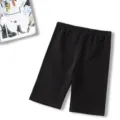 Femme noir sport short moulante extensible fitness cycliste short vetements de sport neuf - S / Noir