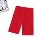 Short de motard de sport rouge pour femme, bas de fitness extensible et moulant sport. - S / Rouge