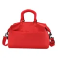 Red large capacity gym bag waterproof travel shoulder messenger bag for yoga sports training. - Red