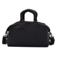 Black Duffle Bag Travel Sports Gym Bag Waterproof Large Capacity Overnight Weekender Bag - Black