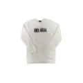 Automne High Street Vintage Dark Streetwear Y2K Lettrage Col Rond Sweat-shirt unisexe - S / Blanc