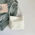 White star print shoulder bag minimalist underarm handbag versatile casual fashion daily bag - Off-White (Single Bag)