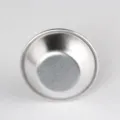 Moule à tarte ronde en aluminium, outil de pâtisserie durable, support argenté réutilisable. - Rond / 7cm