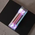 Cute 4 pack light up unicorn pens set, colorful luminous stationery for students and school. - Luminous Unicorn / 0.5mm