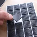 Thickened non-slip furniture pads table chair leg protectors anti-scratch rubber pads - Square / 48 Pieces/Pack / Black