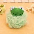 Süßer grüner Frosch Duschschwamm weiches Netz Badeschwamm für die tägliche Körperpflege. - Grüner Frosch