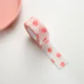 Niedliches rotes Pfotenabdruck selbstklebendes Fingerverbandband fuer Schreibschutz und Pflege. - 2.5cm*4m / Rosafarbene Katzenpfote