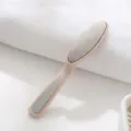 Dual-sided stainless steel foot file for removing dead skin and calluses, pink handle. - Nordic Pink